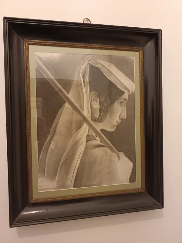 Coppia disegni a carboncino le donne 800 Francia