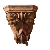 Capital with putti from 1800s Italy