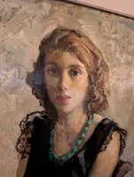 Giulio Salti (1899-1984) - Portrait of a young woman