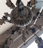 Pair of chandeliers 1850 silver copper sheet