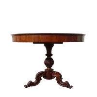 Tavolo tondo in noce del 1850 Bologna