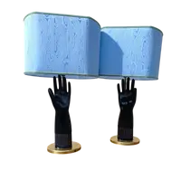 Coppia di lampade in ceramica 1950 guanto Pirelli