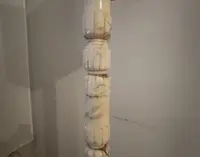 Lampada piantana in marmo razionalista 1930