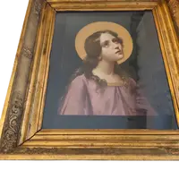 Olio su tavola epoca fine XIX sec Maria Maddalena