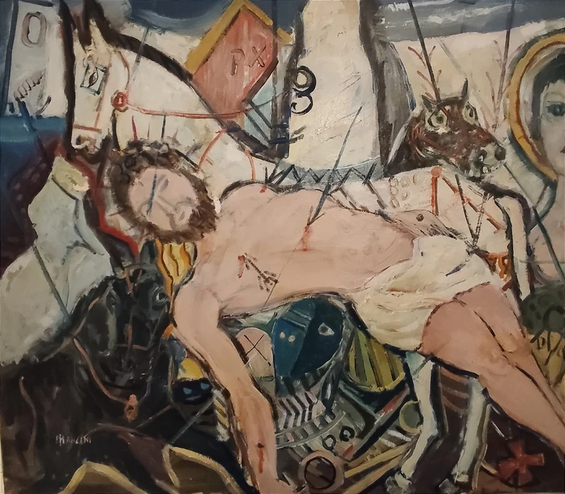 Olio su Tela del 1950 - San Sebastiano