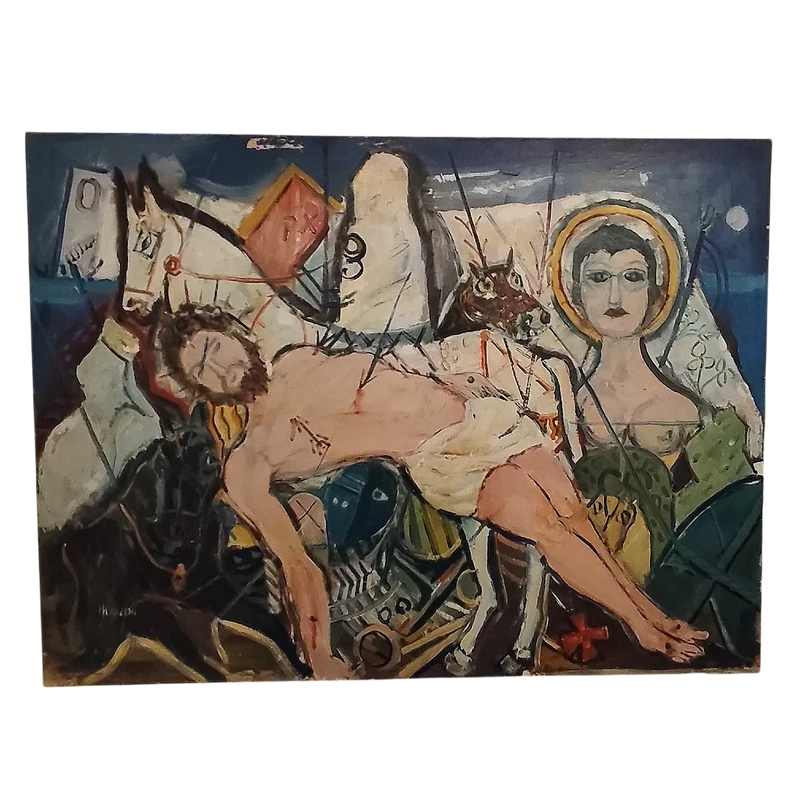 Olio su Tela del 1950 - San Sebastiano