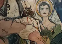 Olio su Tela del 1950 - San Sebastiano