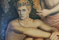 Olio su tavola il tempo delle stagioni del 1950