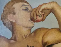 Olio su tavola il tempo delle stagioni del 1950