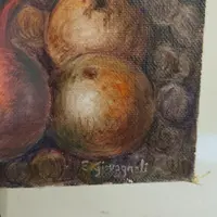 Olio su pannello giovane Bacco del XX secolo