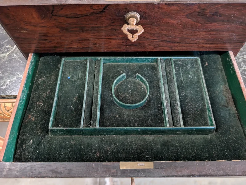 Elegant Lady's Box in Rosewood - 19th Century