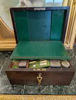 Elegant Lady's Box in Rosewood - 19th Century