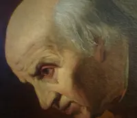 Olio su Tela dell'800 "Il Notaio", Scuola Veneta