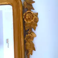 800 wooden mirror gilded Bolognese