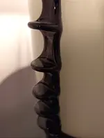 Pair of Murano glass paste vases 1940s Art Deco