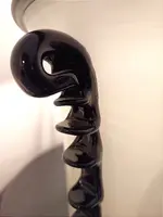 Pair of Murano glass paste vases 1940s Art Deco