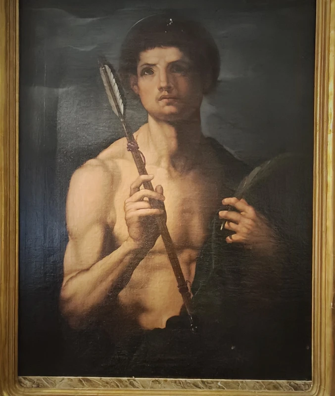 Olio su tela San Sebastiano primo ’700