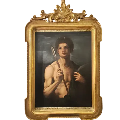 Oil on canvas St. Sebastian early 1700s