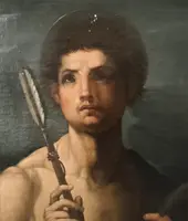 Olio su tela San Sebastiano primo ’700