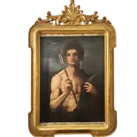 Olio su tela San Sebastiano primo ’700