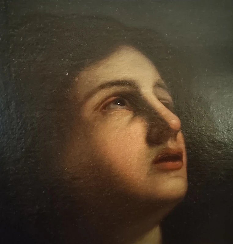 Oil on canvas dated 1600 - St. Sebastian, attributed to Cesare Gennari (1637-1688)