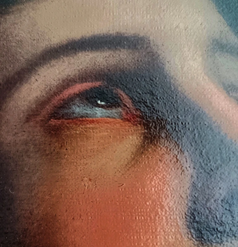 Oil on canvas dated 1600 - St. Sebastian, attributed to Cesare Gennari (1637-1688)