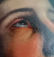 Oil on canvas dated 1600 - St. Sebastian, attributed to Cesare Gennari (1637-1688)