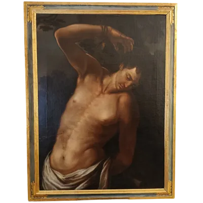 Olio su tela San Sebastiano del 600 – Att. Andrea Vaccaro