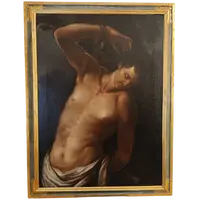 Olio su tela San Sebastiano del 600 – Att. Andrea Vaccaro