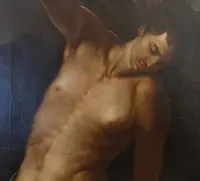 Olio su tela San Sebastiano del 600 – Att. Andrea Vaccaro