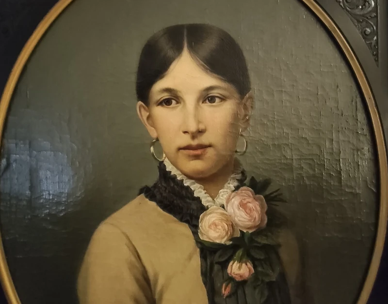 Oil on canvas 1850 - Noblewoman