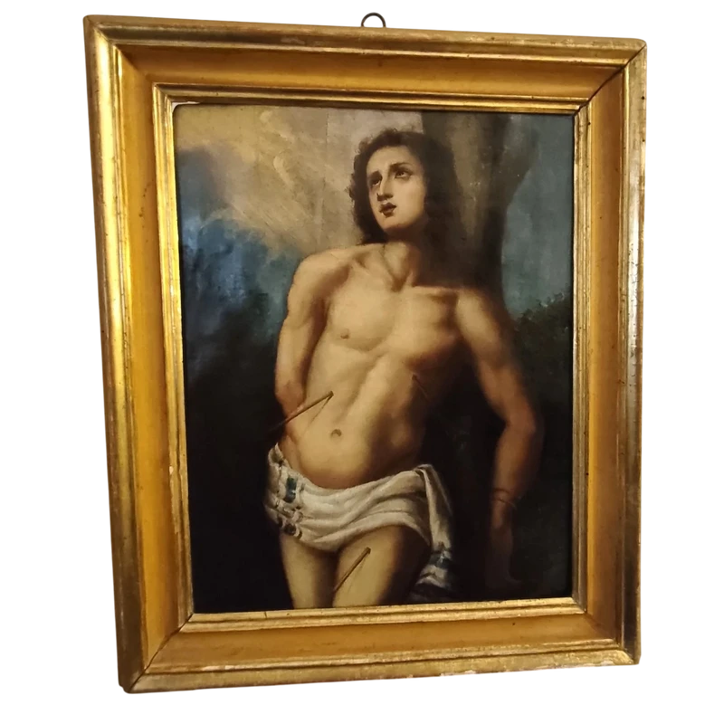 Oil on canvas on board late 1500s - St. Sebastian