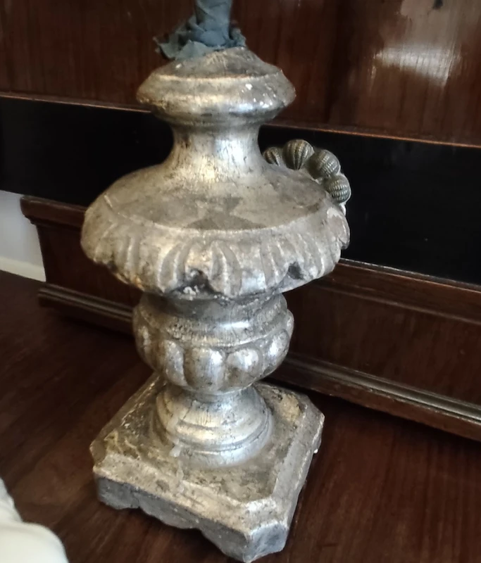 Coppia di palme XIII secolo con perline di Murano