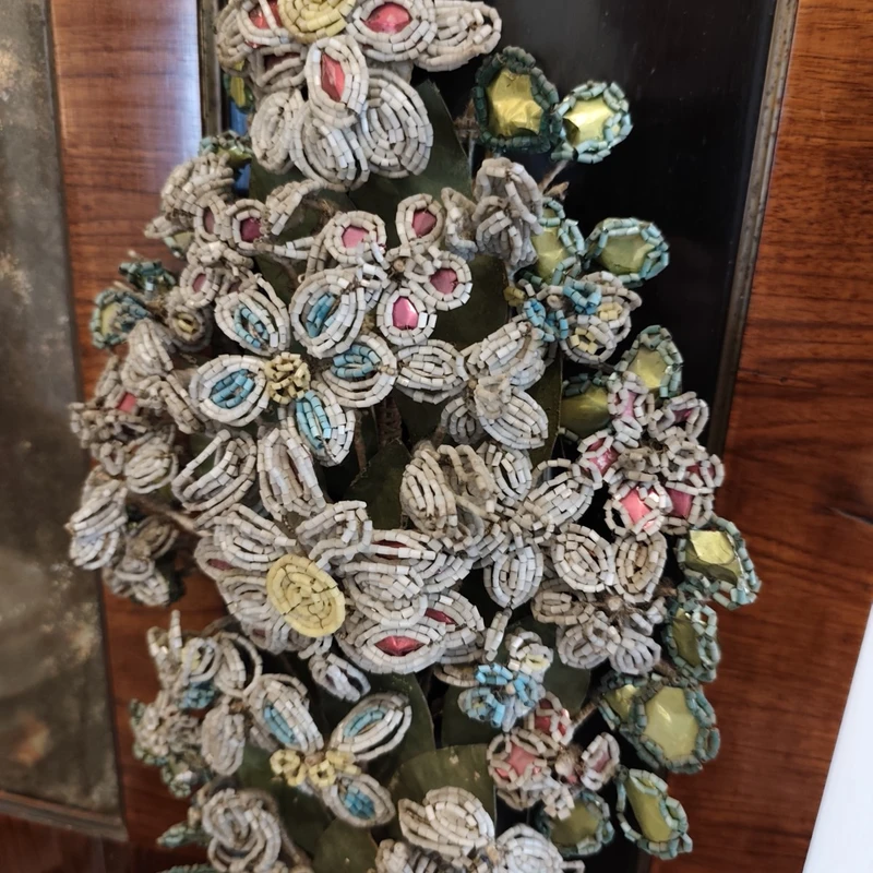 Coppia di palme XIII secolo con perline di Murano