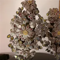 Coppia di palme XIII secolo con perline di Murano