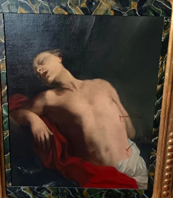Olio su tela San Sebastiano del ’600 – Seguace del Carracci