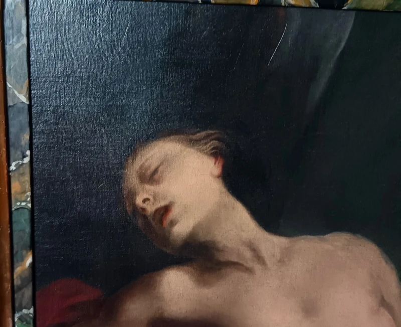 Olio su tela San Sebastiano del ’600 – Seguace del Carracci