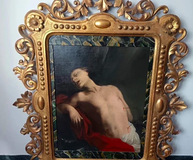 Olio su tela San Sebastiano del ’600 – Seguace del Carracci