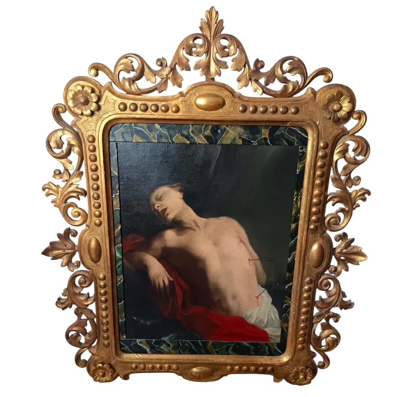 Olio su tela San Sebastiano del ’600 – Seguace del Carracci