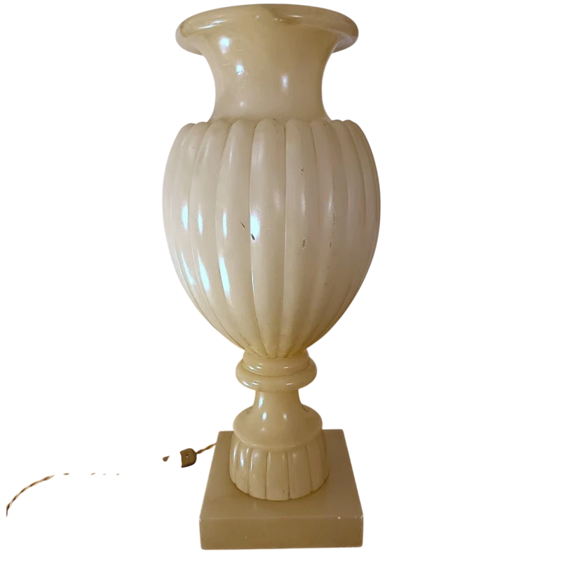 Lampe en albâtre de 1930 - Période historique rationaliste