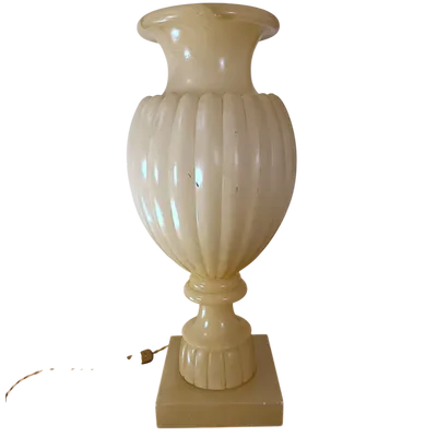 Lampe en albâtre de 1930 - Période historique rationaliste
