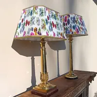 2 lampes en fonte de bronze - fin du 19e siècle