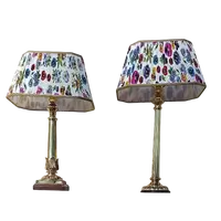 2 lampes en fonte de bronze - fin du 19e siècle