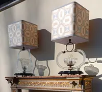 2 lampes en verre de Murano 1930-1940