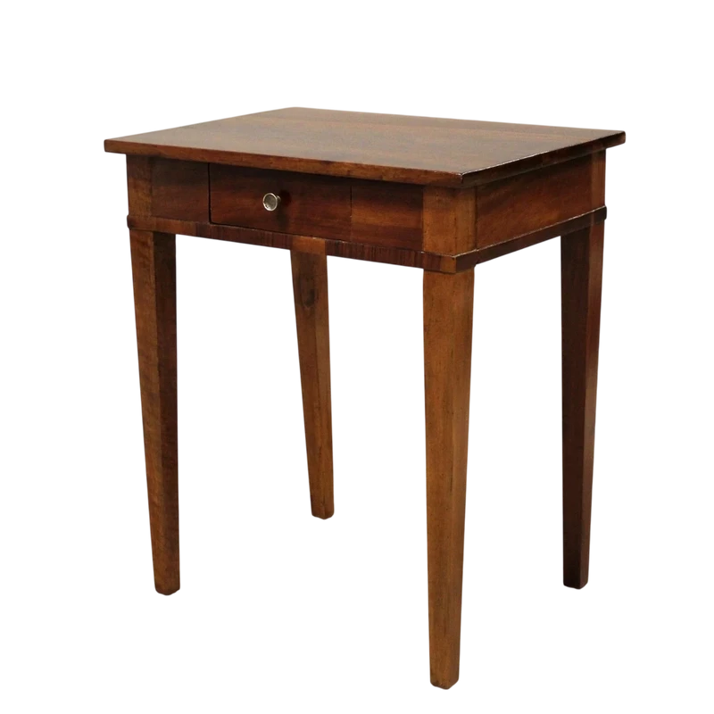 Antico tavolino Direttorio in noce 19°secolo