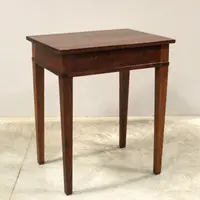 Antico tavolino Direttorio in noce 19°secolo