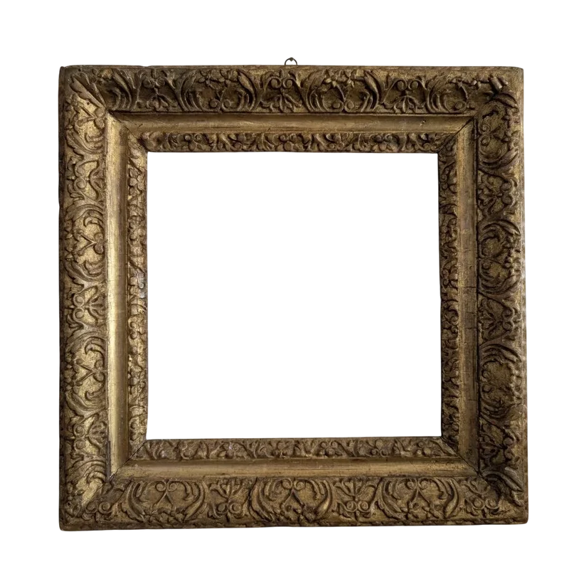 Cadre en bois sculpté et doré, XVIIIe siècle