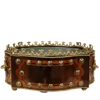 Centre de table jardiniere Napoleon III marqueté 19eme siecle