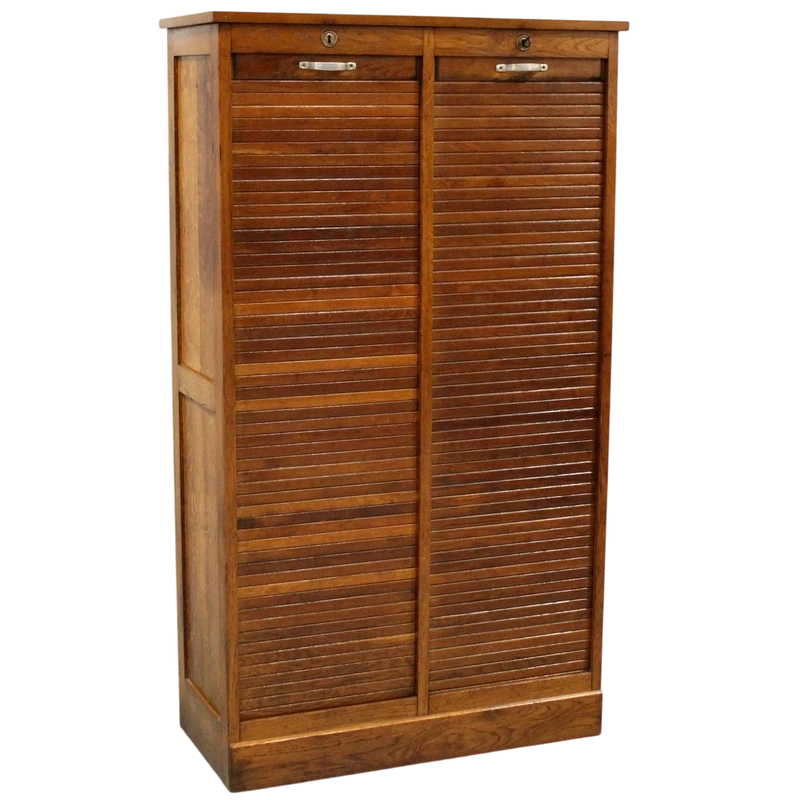 Antico classificatore serranda archivio schedario