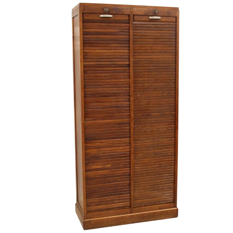 Antico classificatore serranda archivio schedario